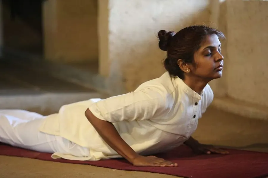 Bhujangasana practice